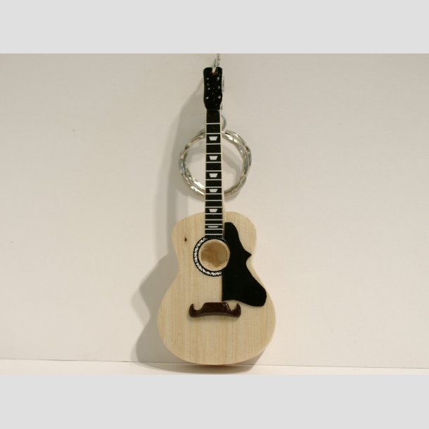 Guitar - Lille Akustisk Guitar Nglering - 10cm N&oslash;glering2
