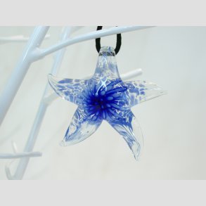 Smykke Vedhng - Glas Sstjerne - 6,5cm