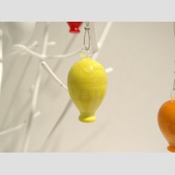 Glaskunst Glas Balloner - Hngende Glas Balloner - i Massiv Glas - 4-5cm