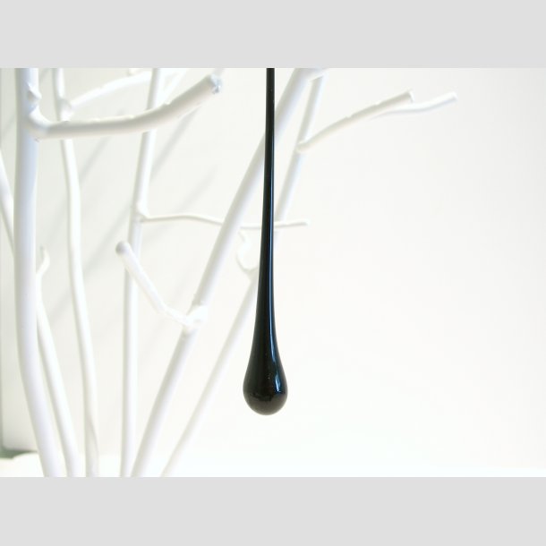 Glas Drber - 12cm Sort