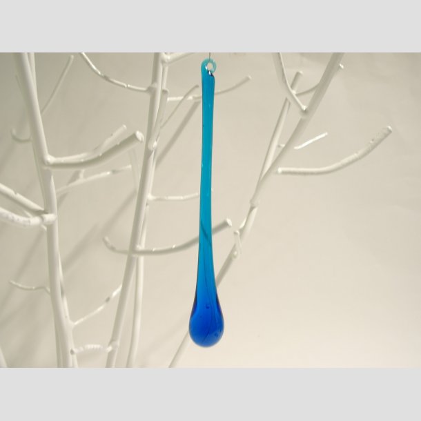  Glas Drber - Lysebl - 15cm Lysebl&aring;