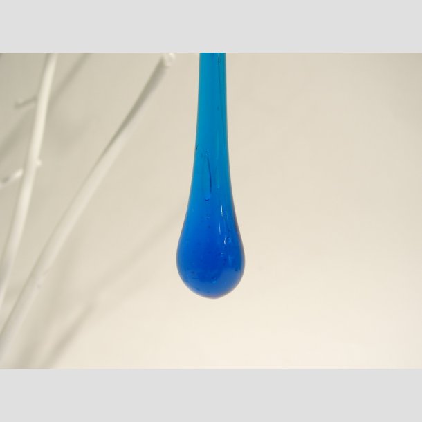 Glas Drber - 15cm Lysebl&aring;