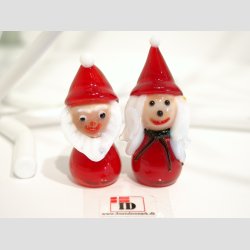 Nissemand &amp; Nissepige I Glas - 4-5cm