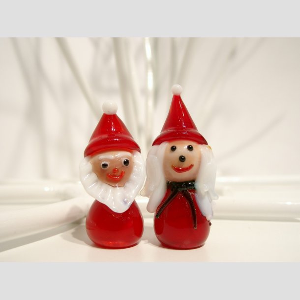 Nissemand &amp; Nissepige I Glas - 4-5cm