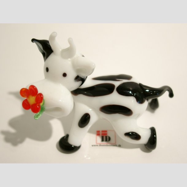 Glasfigur - Glas Ko - Sortbroget - 7-8cm Figur B
