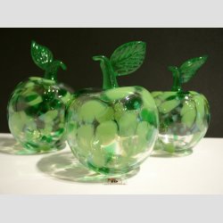 Glas bler - Grn Mix - 10-11cm Hj - Dia 8cm