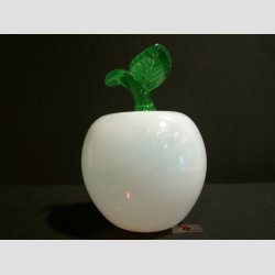 Glas bler - Hvid - 10-11cm Hj - Dia 8cm