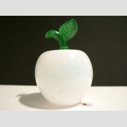 Glas bler - Hvid - 10-11cm Hj - Dia 8cm