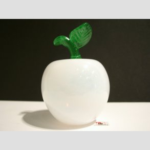 Glas bler - Hvid - 10-11cm Hj - Dia 8cm