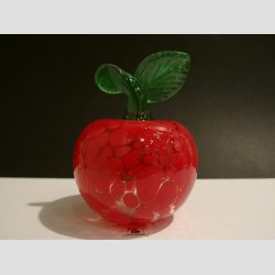 Glas bler - Rd Mix - 10-11cm Hj - Dia 8cm