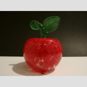 Glas bler - Rd Mix - 10-11cm Hj - Dia 8cm