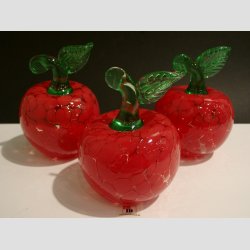 Glas bler - Rd Mix - 10-11cm Hj - Dia 8cm