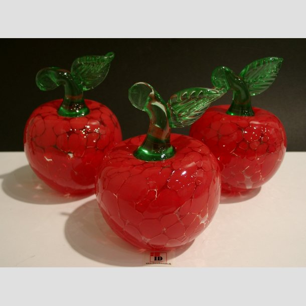 Glas bler - Rd Mix - 10-11cm Hj - Dia 8cm 1 S&aelig;t