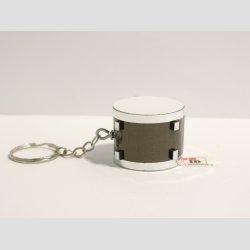 Miniature Tromme Nglering - Sort - 3cm