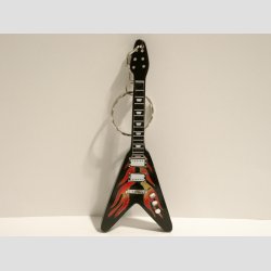 Guitar - Miniaturer Elektriske Guitar Ngleringe - Special Artist - 10cm