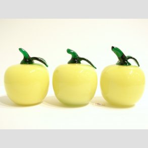 bler - Glas bler - Gule/Grnne bler - Hjde 9-10cm - Dia 7-8cm