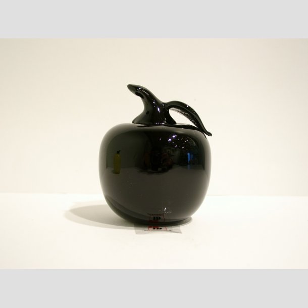 Glas bler - Glans Natsorte / Glas bler - Hjde 9-10cm - Dia 7-8cm Sort