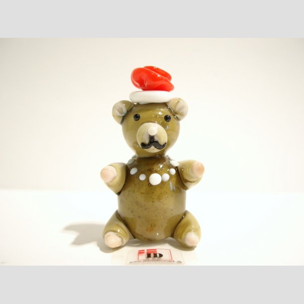 Bjrnemor &amp; Bjrnefar - I JadeGlas - 7cm &amp; 7,5cm Figur B