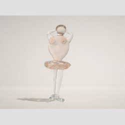 Glasfigurer - Ballet Danserinde I Glas - 6 Farver - Mini 5cm