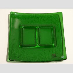 Glaskunst - Glas Smykke Fade - 11x11cm