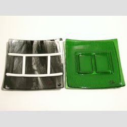 Glaskunst - Glas Smykke Fade - 11x11cm