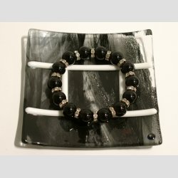 Glaskunst - Glas Smykke Fade - 11x11cm