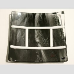 Glaskunst - Glas Smykke Fade - 11x11cm