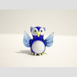 Ugler - I Glas Med Vinger - Mini 2,5cm