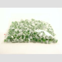 Millefiori Glas - Grains Cut Pieces - Grn/Gul/Bl - 3-5mm - COE 96 - 100g