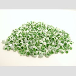 Millefiori Glas - Grains Cut Pieces - Grn/Gul/Bl - 3-5mm - COE 96 - 100g