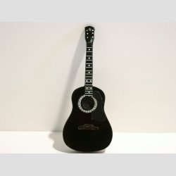 Mini Guitar med Magnet bagp - 10cm