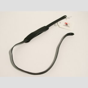 Miniature Guitar Lder Rem - Sort - 35-40cm