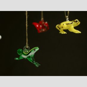 Glaspynt - Hndlavet Hngende Glas Pynt - 2-3cm