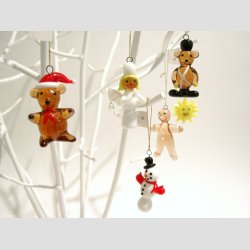 Glaskunst Figurer - Hngende Glas Figurer - 3-5cm