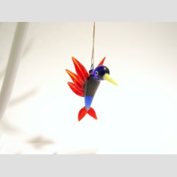 Hngende Glas Fugle &amp; Glasfigurer - 2-4cm