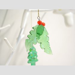 Julepynt - Hngende Glas Mini Julepynt - 3cm