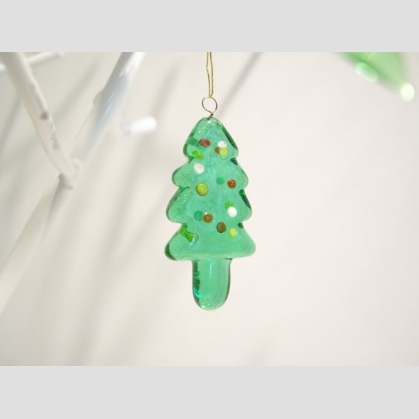 Julepynt - Hngende Glas Mini Julepynt - 3cm ID Deko4