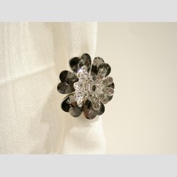 Forgyldt Hr og Trklde Spnde - Sommerfugl &amp; Sm Hjerter - 3,5cm