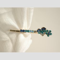 Forgyldt Hr &amp; Trklde Spnder - Krone - 6cm