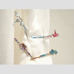 Forgyldt Hr &amp; Trklde Spnder - Krone - 6cm