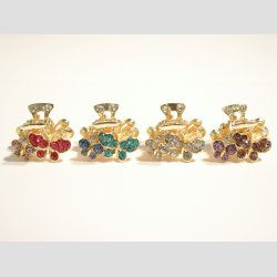 Forfyldte Hr og Trklde Spnder - Sommerfugl - 2,5cm