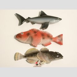 Dyrefigur Fisk Magnet - Polystone Magneter - 10cm