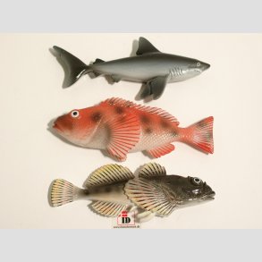 Dyrefigur Fisk Magnet - Polystone Magneter - 10cm