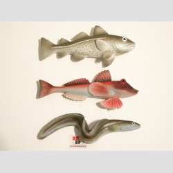 Dyrefigur Fisk - Polystone Magneter - 10cm