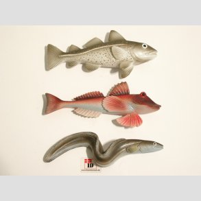 Dyrefigur Fisk - Polystone Magneter - 10cm