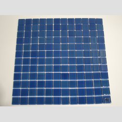 Glas Mosaik Kakel Flise - 2,5x2,5cm - Bl
