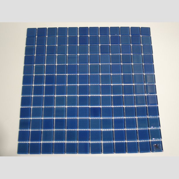 Glas Mosaik Kakel Flise - 2,5x2,5cm - Bl ID Deko2