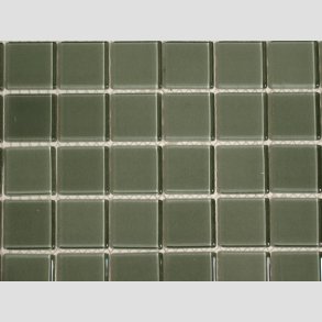 Glas Mosaik Kakel Flise - 2,5x2,5cm - Gr