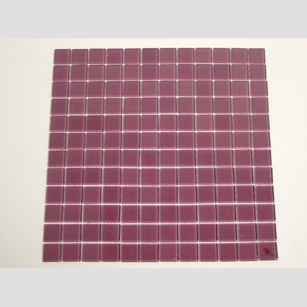 Glas Mosaik Kakel Flise - 2,5x2,5cm - Lilla ID Deko2