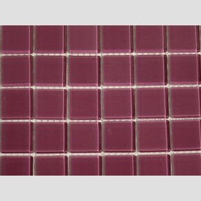 Glas Mosaik Kakel Flise - 2,5x2,5cm - Lilla